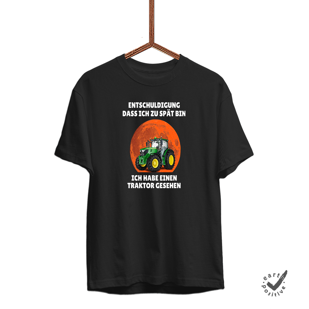 Kinder T-Shirt Entschuldigung Traktor - Schwarzer - Kaffee