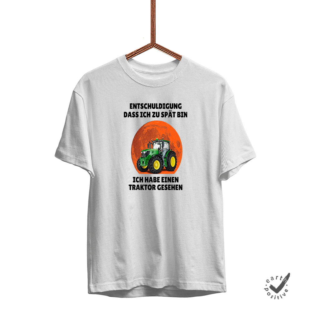 Kinder T-Shirt Entschuldigung Traktor - Schwarzer - Kaffee