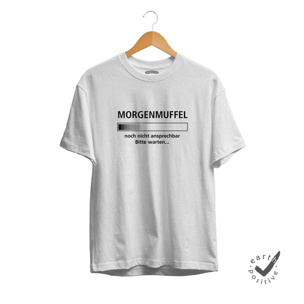 Kinder T-Shirt Morgenmuffel - Schwarzer - Kaffee