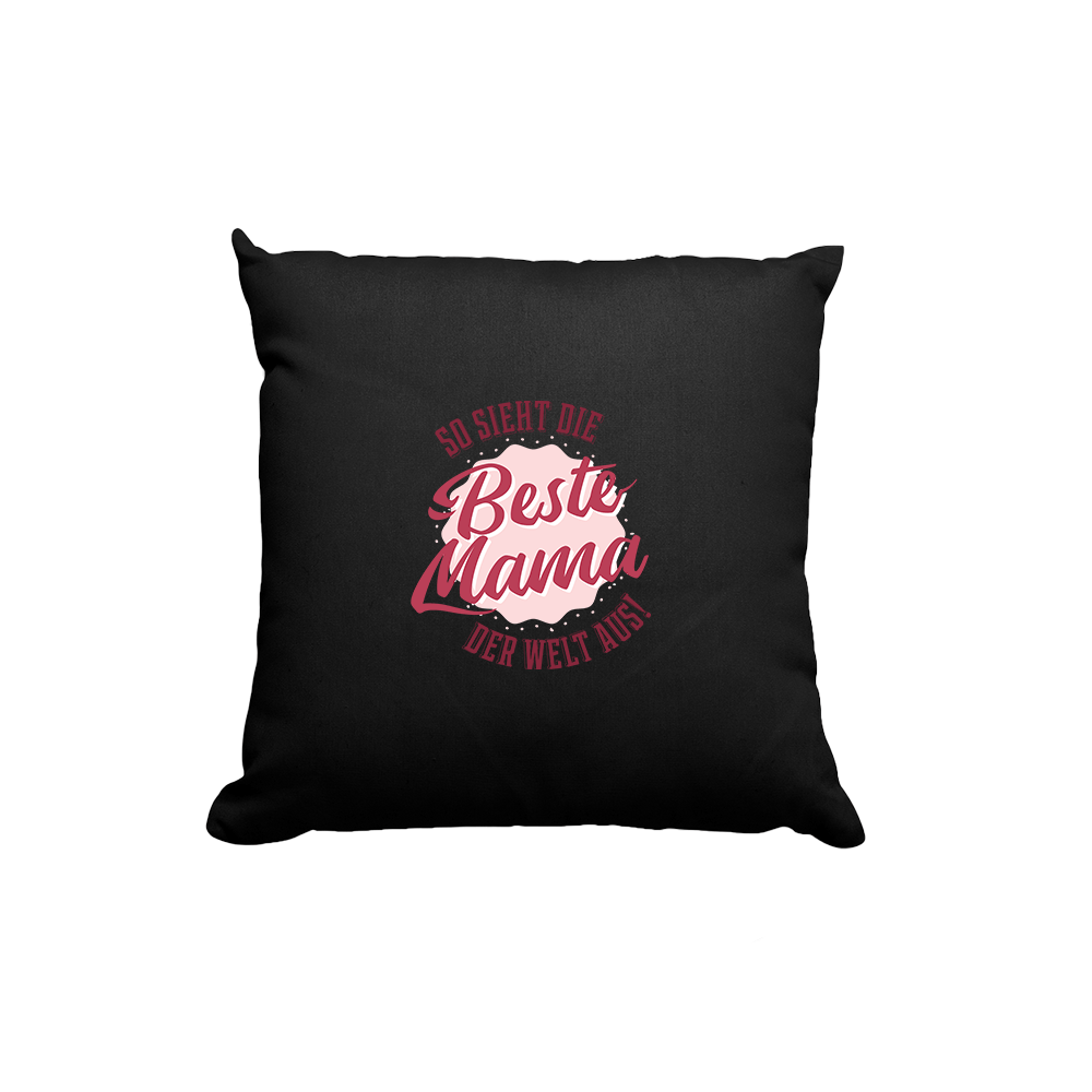 Kissen Beste Mama der Welt - Schwarzer - Kaffee