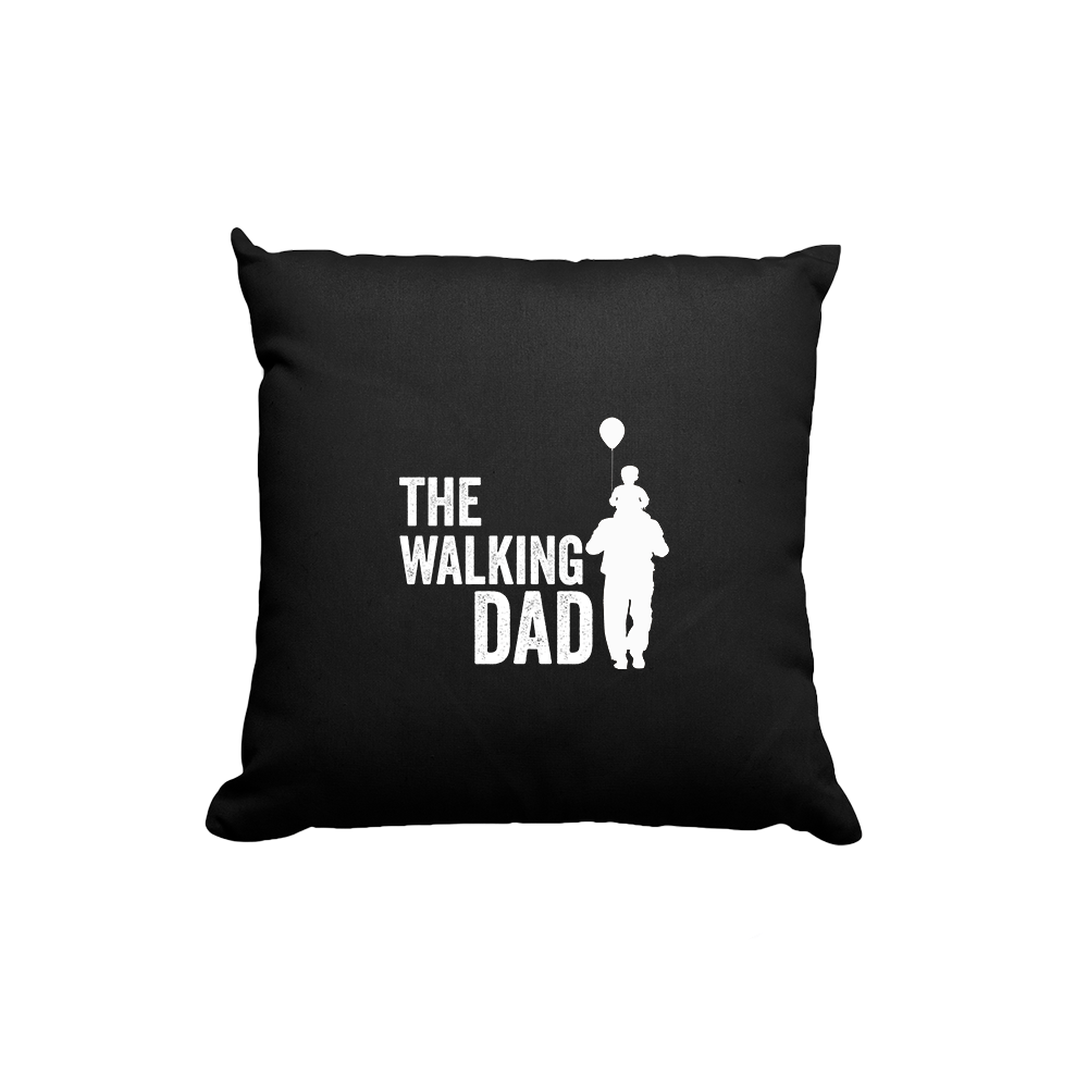 Kissen Walking Dad - Schwarzer - Kaffee