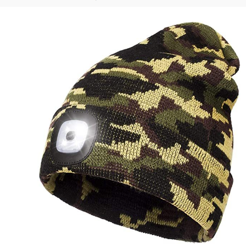 LED Mütze Beanie Wintermütze mit Licht