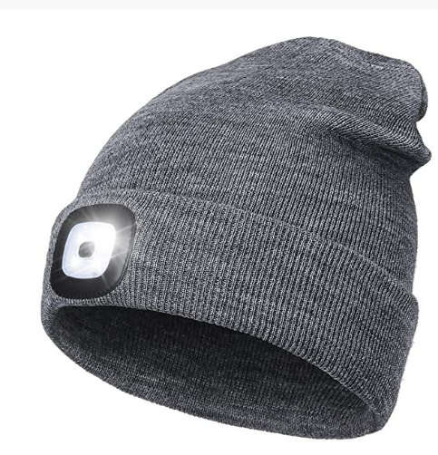 LED Mütze Beanie Wintermütze mit Licht