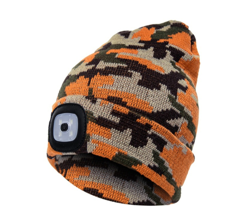 LED Mütze Beanie Wintermütze mit Licht