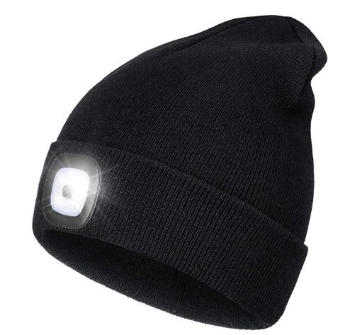 LED Mütze Beanie Wintermütze mit Licht
