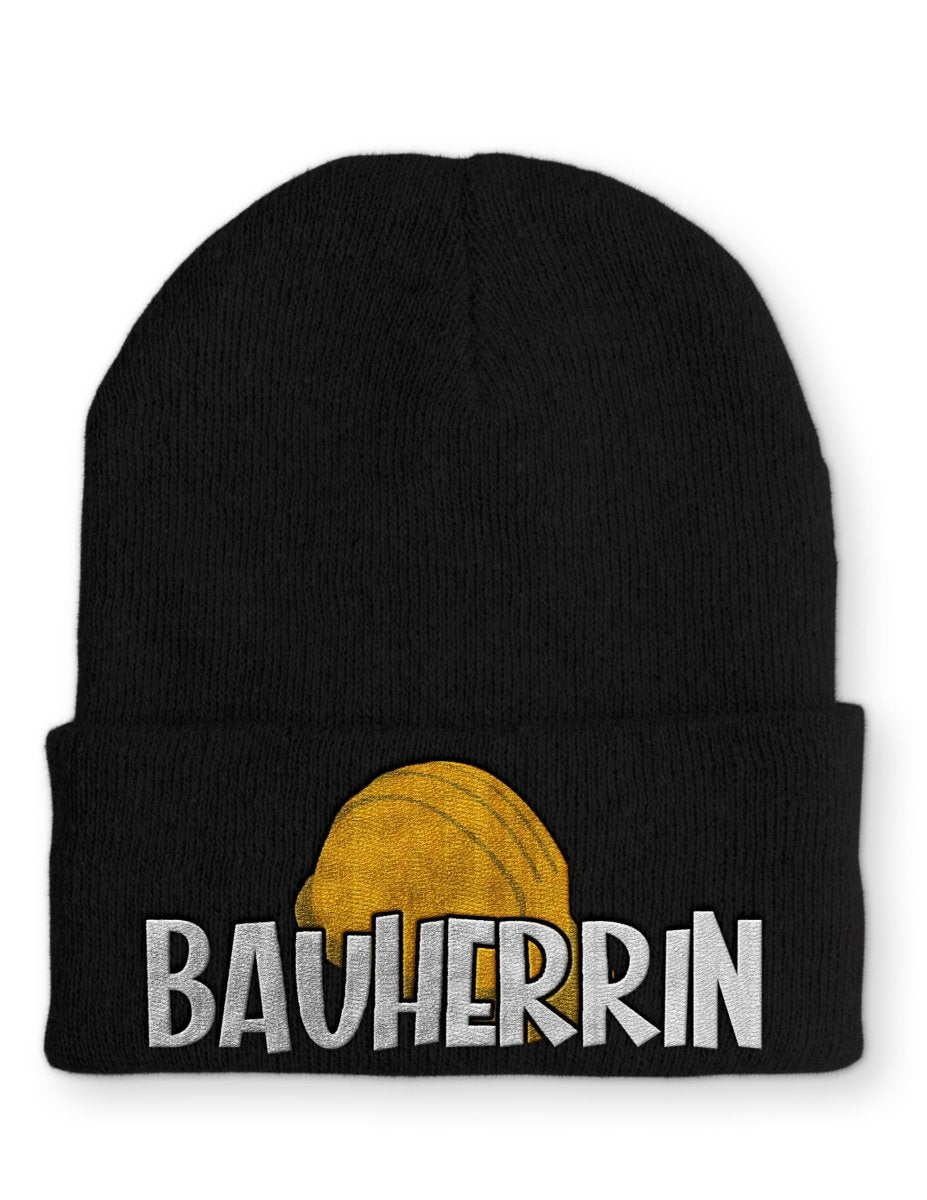 Mütze Bauherrin - Schwarzer - Kaffee