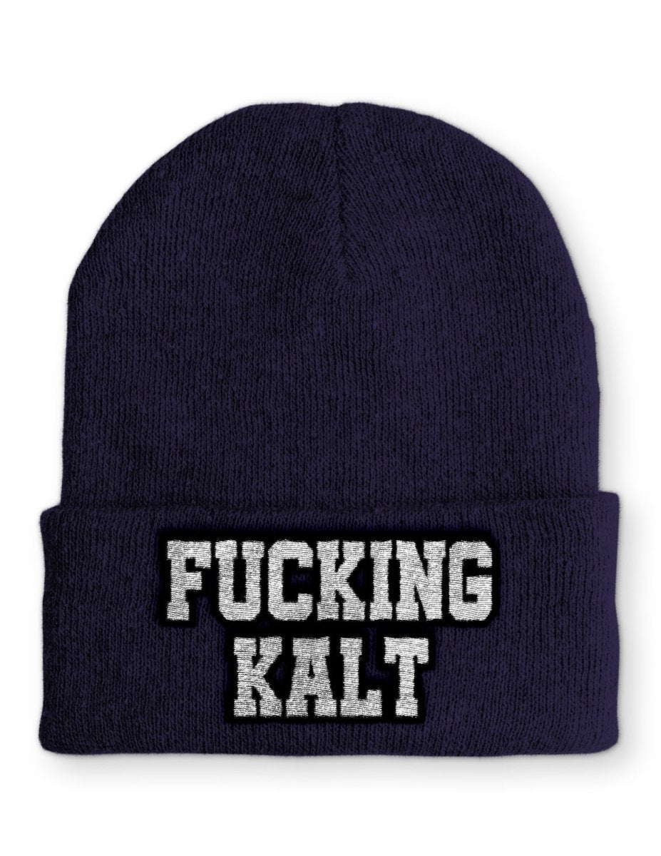 Mütze Fucking Kalt - Schwarzer - Kaffee