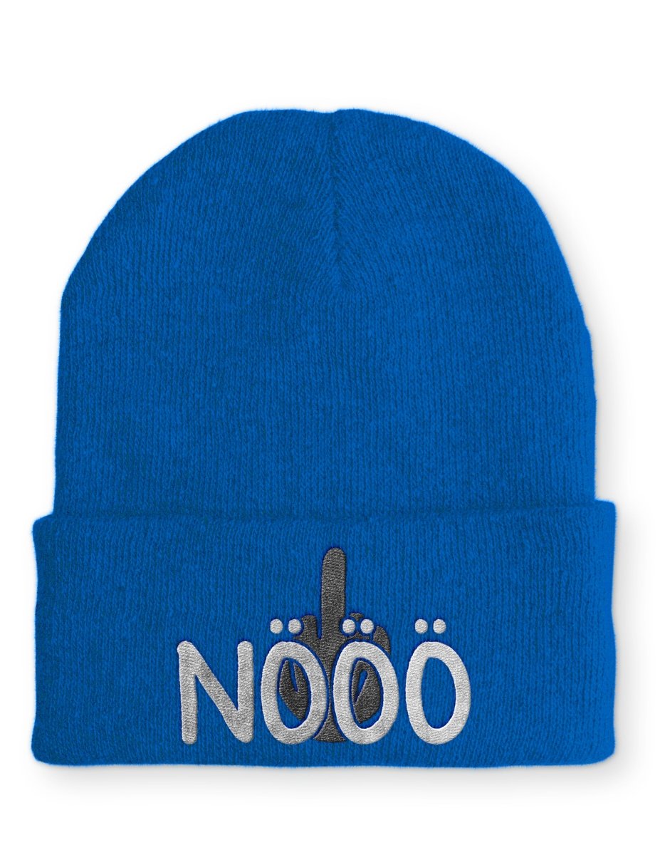 Mütze Nööö Mittelfinger - Schwarzer - Kaffee