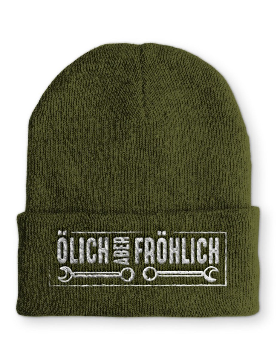 Mütze Ölich aber Fröhlich - Schwarzer - Kaffee
