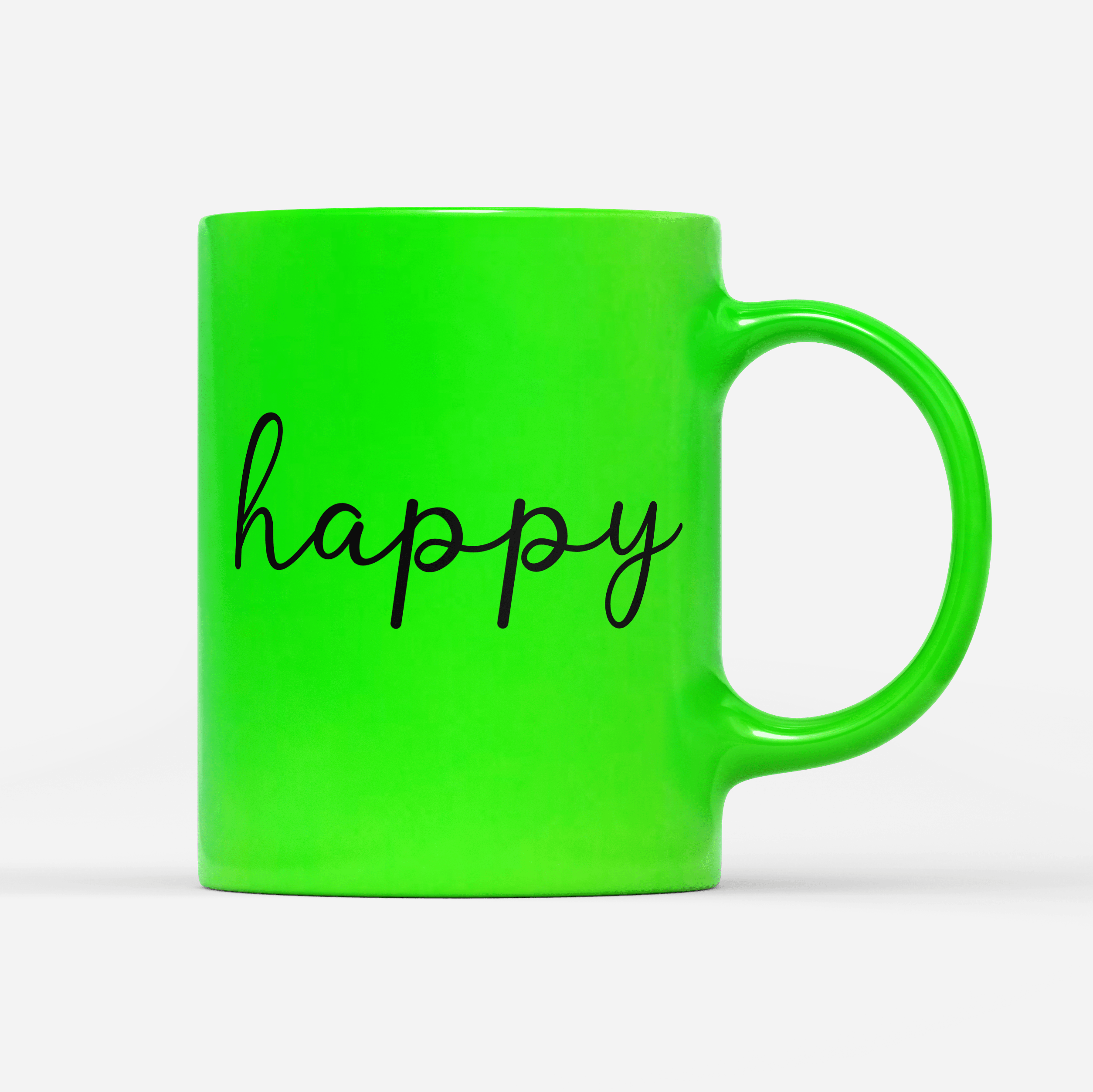 Tasse Neon happy