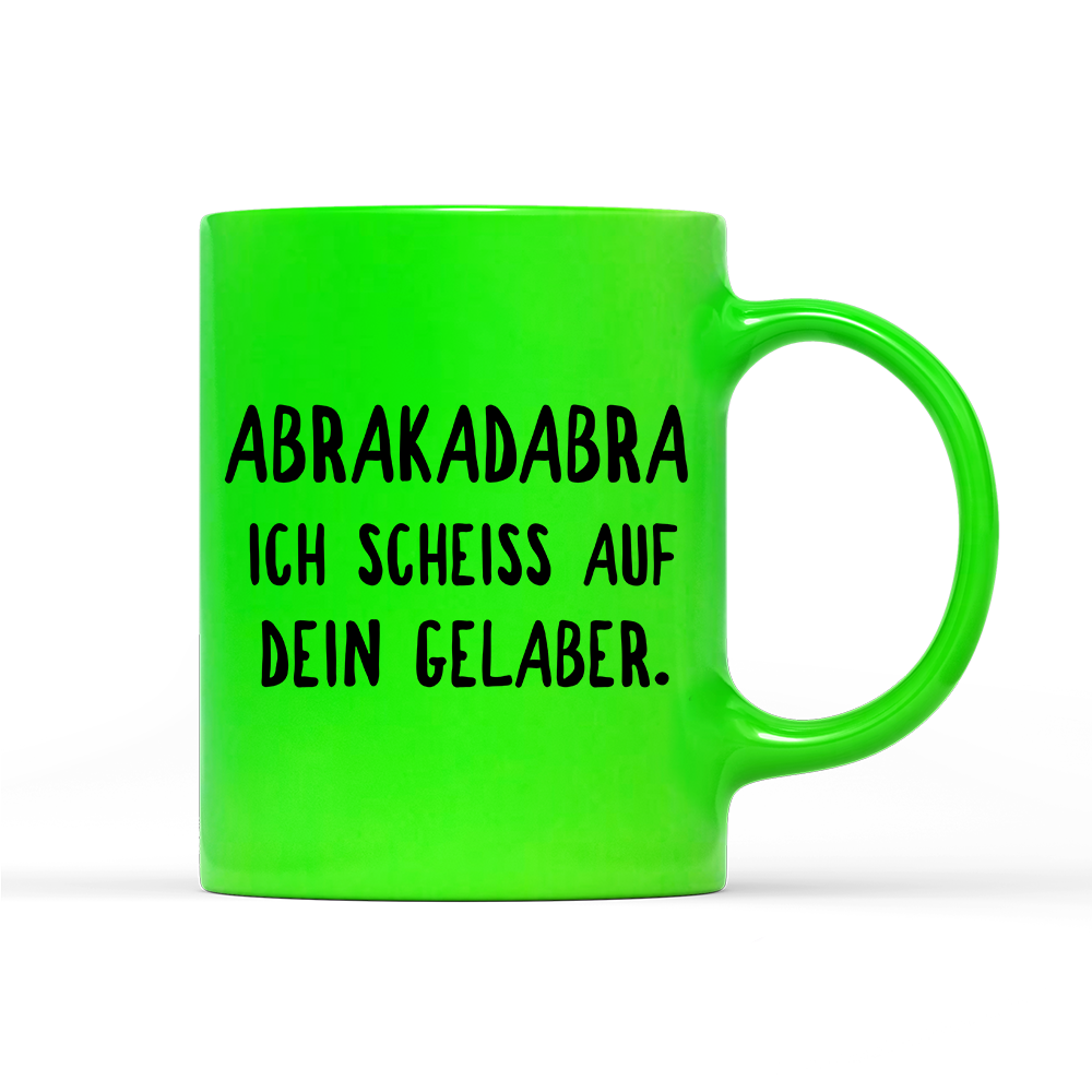 Tasse Neon ABRAKADABRA