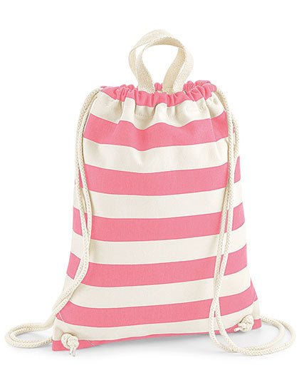 Rucksack gestreift Nautical - Schwarzer - Kaffee