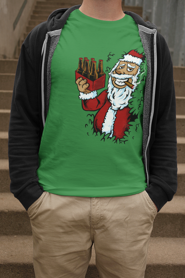 Bad Santa T-Shirt perfekt für Weihnachten