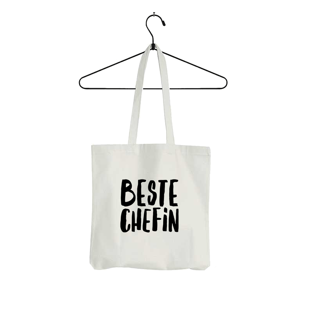 Tasche Beste Chefin - Schwarzer - Kaffee