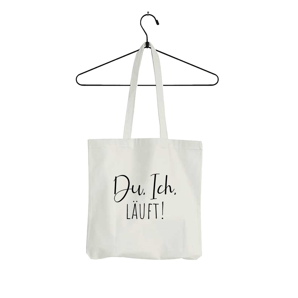Tasche Du Ich läuft - Schwarzer - Kaffee