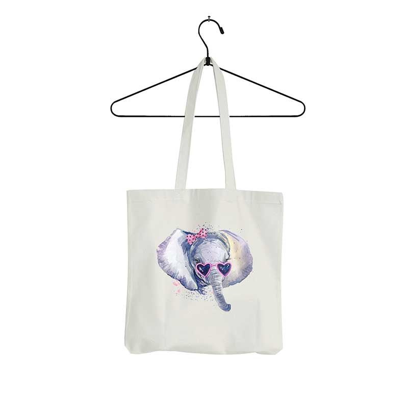 Tasche Elefant - Schwarzer - Kaffee