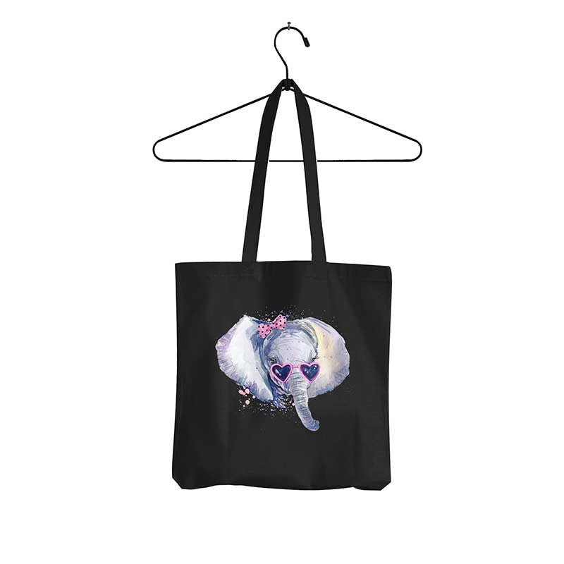 Tasche Elefant - Schwarzer - Kaffee