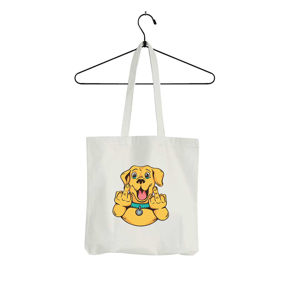 Tasche Happy Dog - Schwarzer - Kaffee