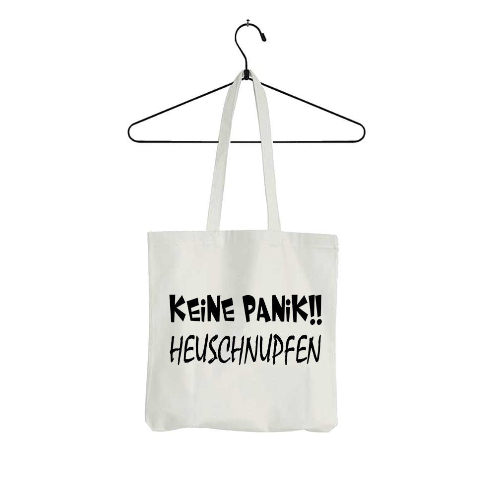 Tasche Keine Panik Heuschnupfen - Schwarzer - Kaffee