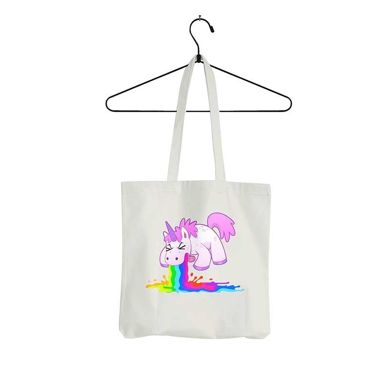 Tasche Kotzendes Einhorn - Schwarzer - Kaffee