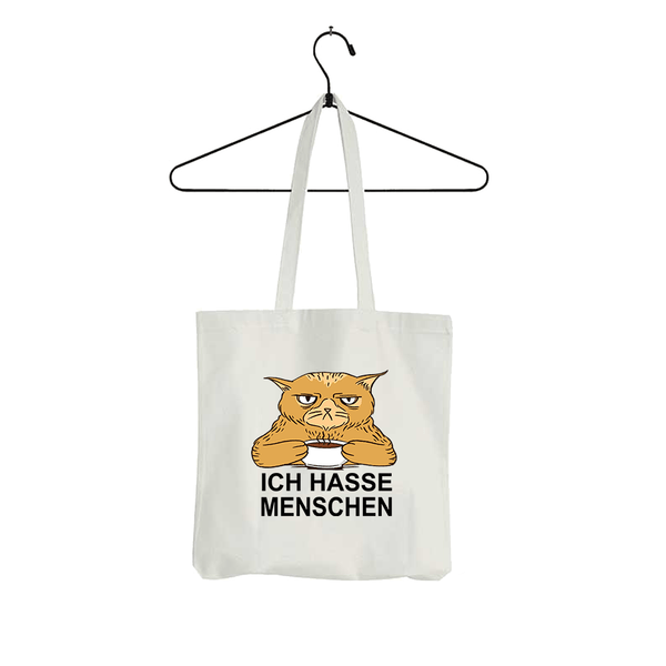 tasche-natur- Ich hasse Menschen Cat-min