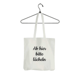 Tasche Ab hier bitte lächeln