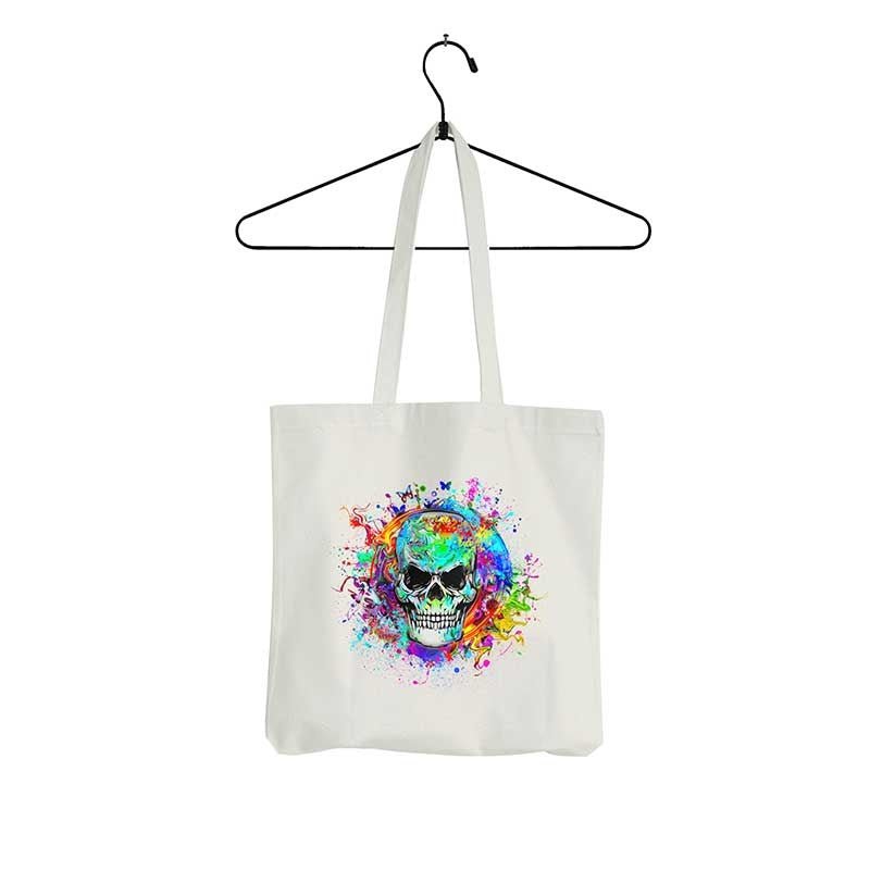 Tasche Totenkopf - Schwarzer - Kaffee