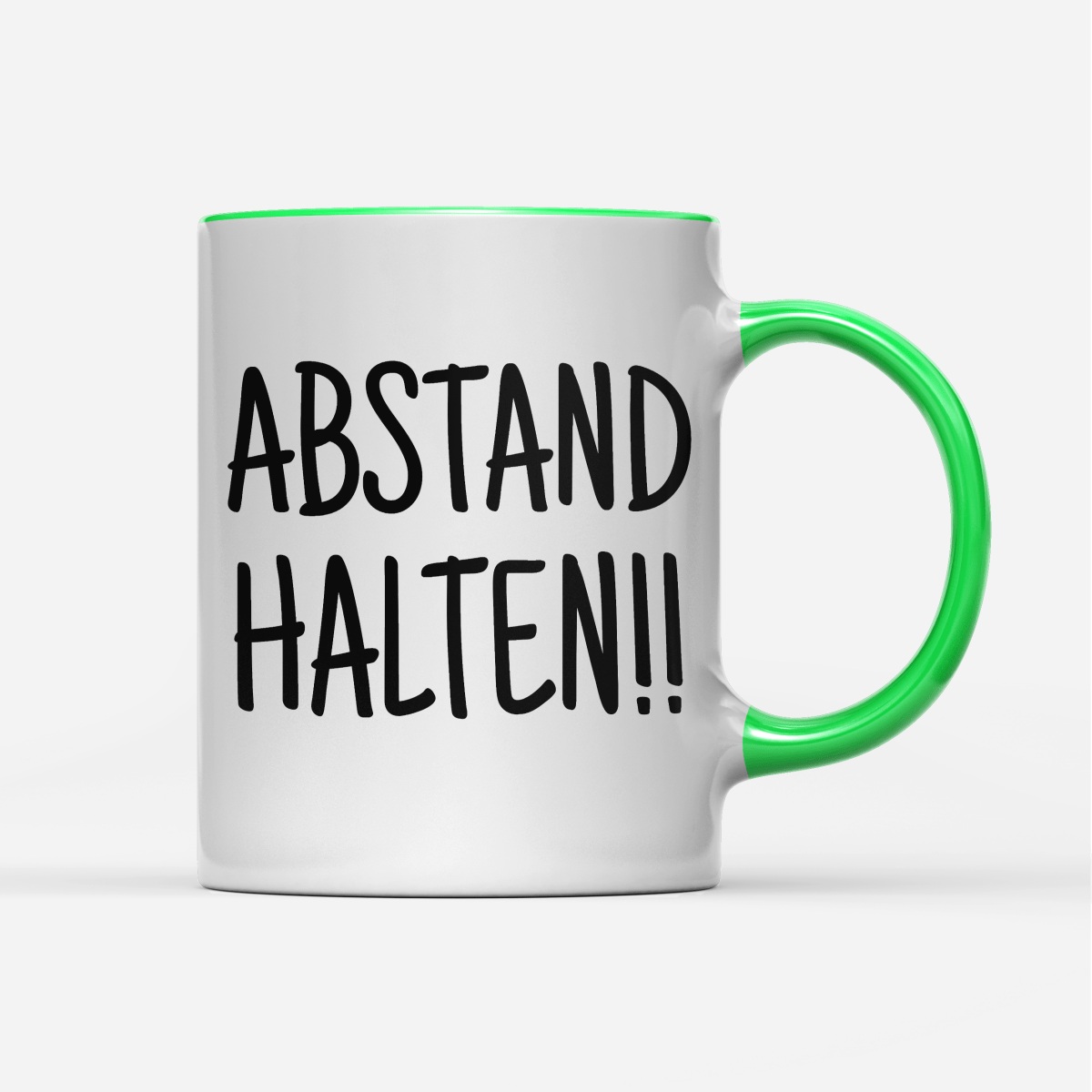 Tasse Abstand halten - Schwarzer - Kaffee