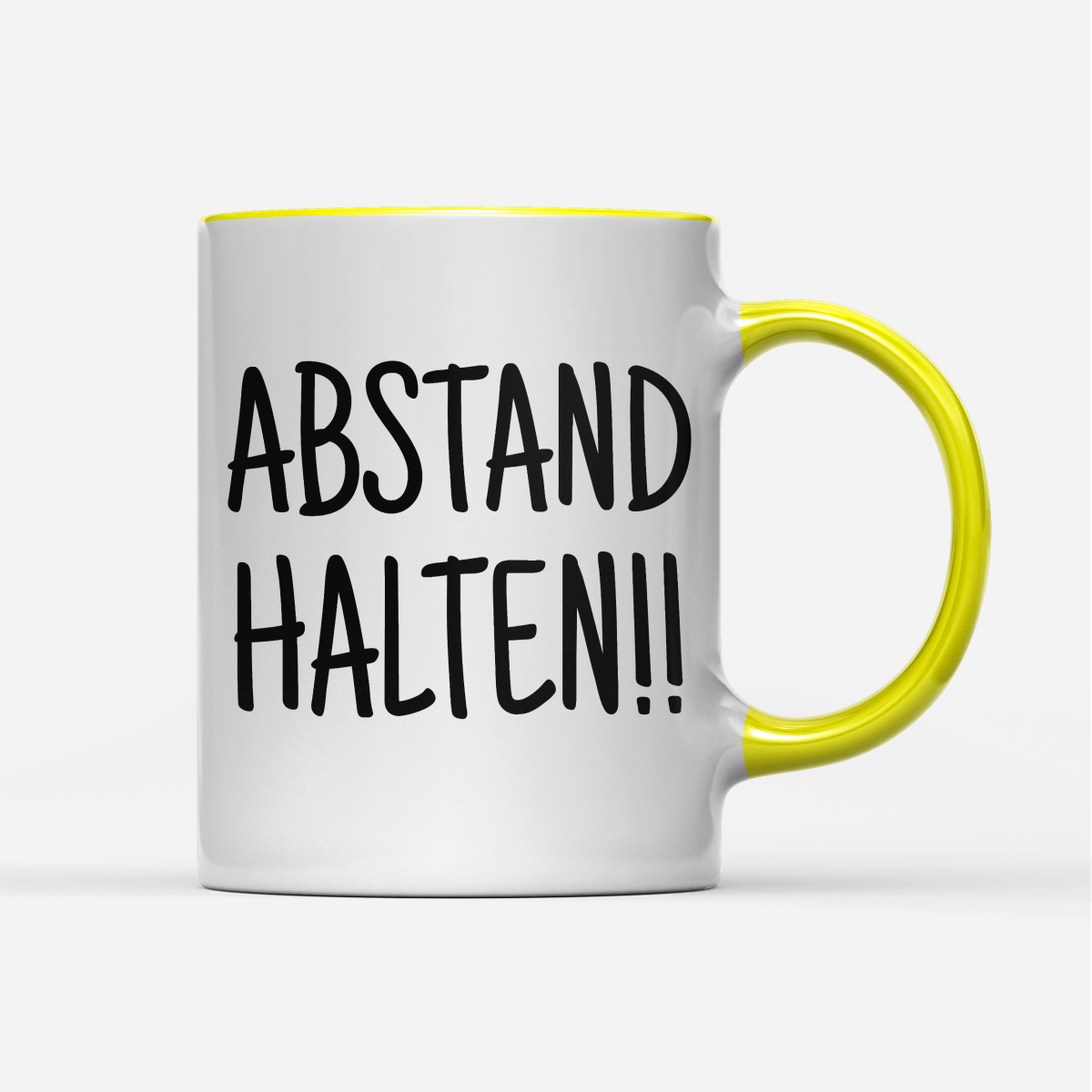 Tasse Abstand halten - Schwarzer - Kaffee
