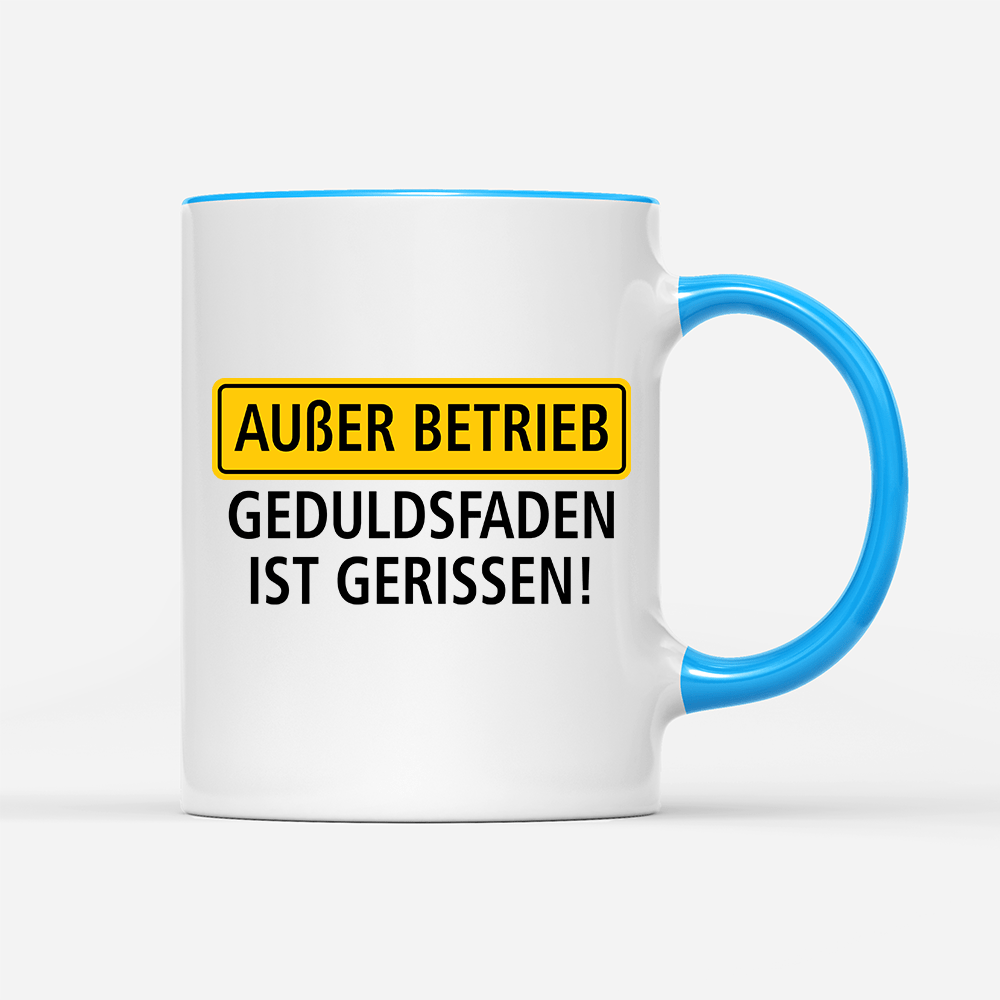 Tasse Außer Betrieb - Schwarzer - Kaffee