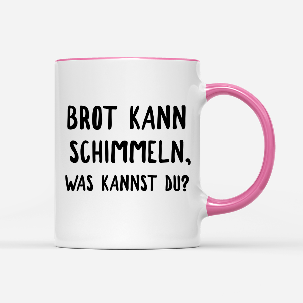Tasse Brot kann schimmeln - Schwarzer - Kaffee