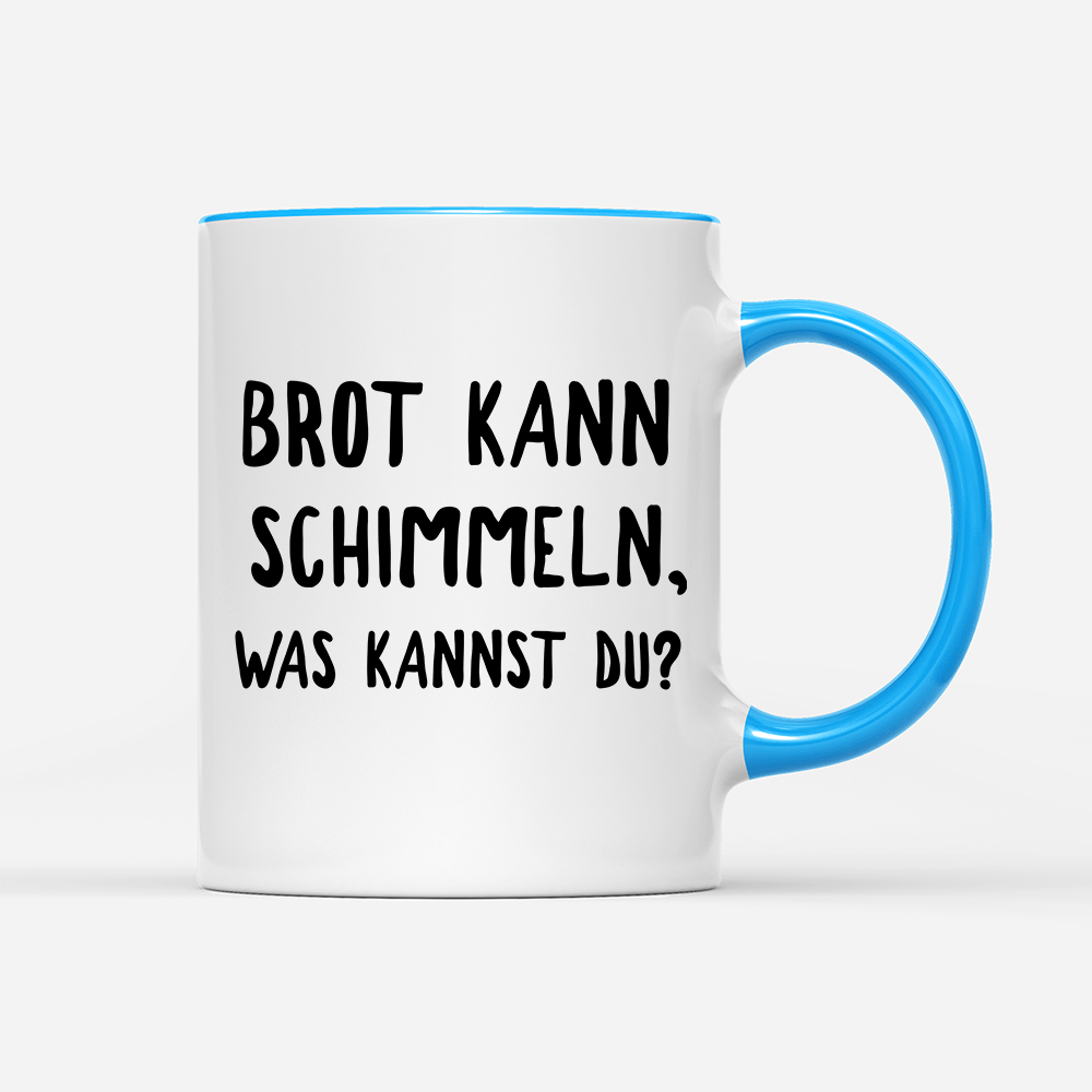 Tasse Brot kann schimmeln - Schwarzer - Kaffee