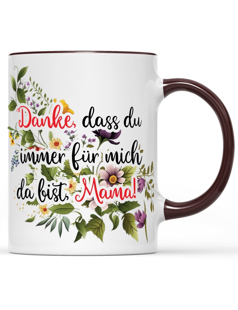 Tasse Danke, dass du immer für mich da bist, Mama! Muttertag Special - Schwarzer - Kaffee