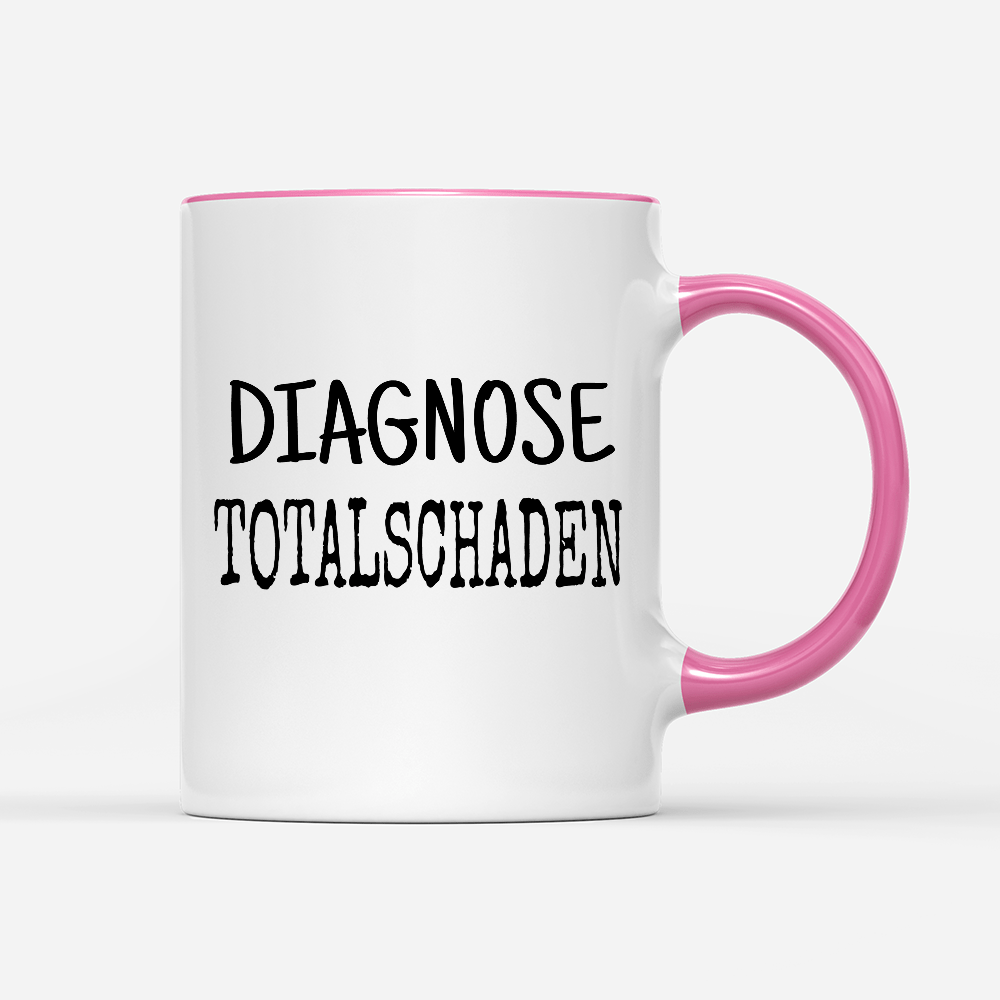 Tasse Diagnose Totalschaden - Schwarzer - Kaffee
