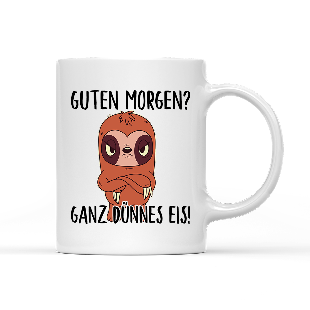 Tasse Ganz dünnes Eis - Schwarzer - Kaffee
