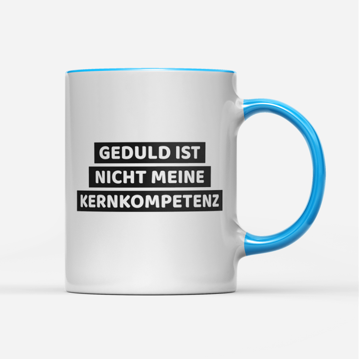Tasse Geduld ist nicht meine Kernkompetenz - Schwarzer - Kaffee