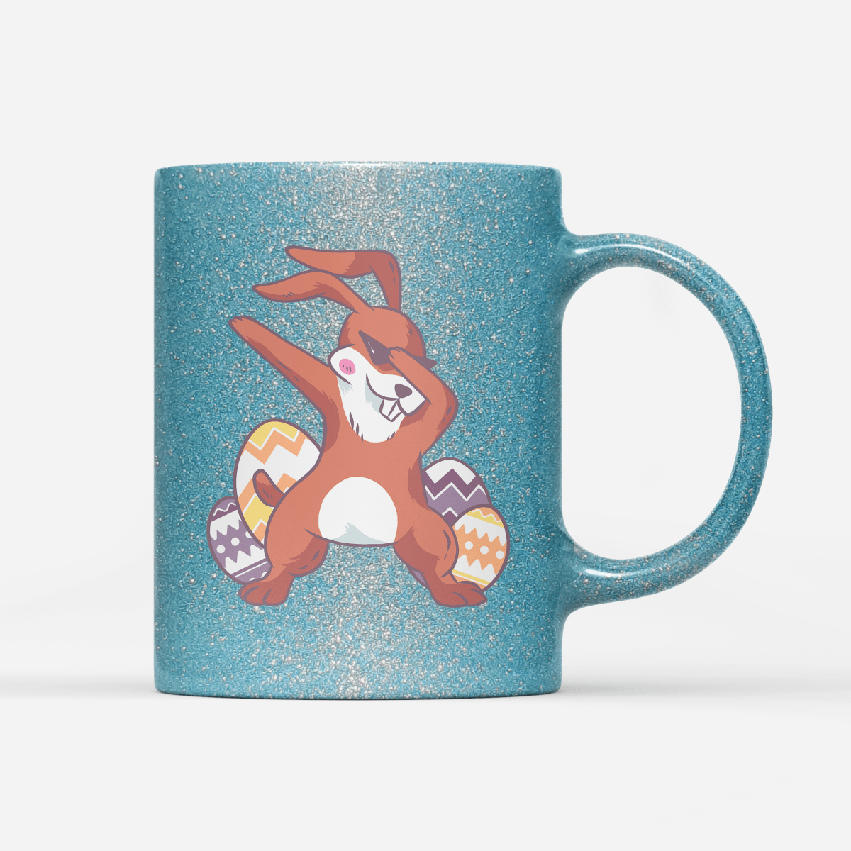Tasse Glitzer Dabbing Bunny - Schwarzer - Kaffee