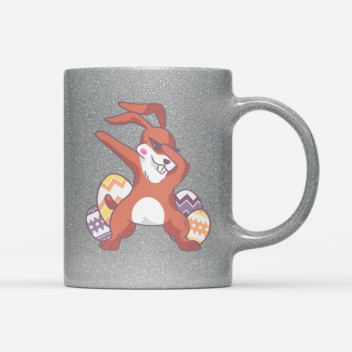 Tasse Glitzer Dabbing Bunny - Schwarzer - Kaffee