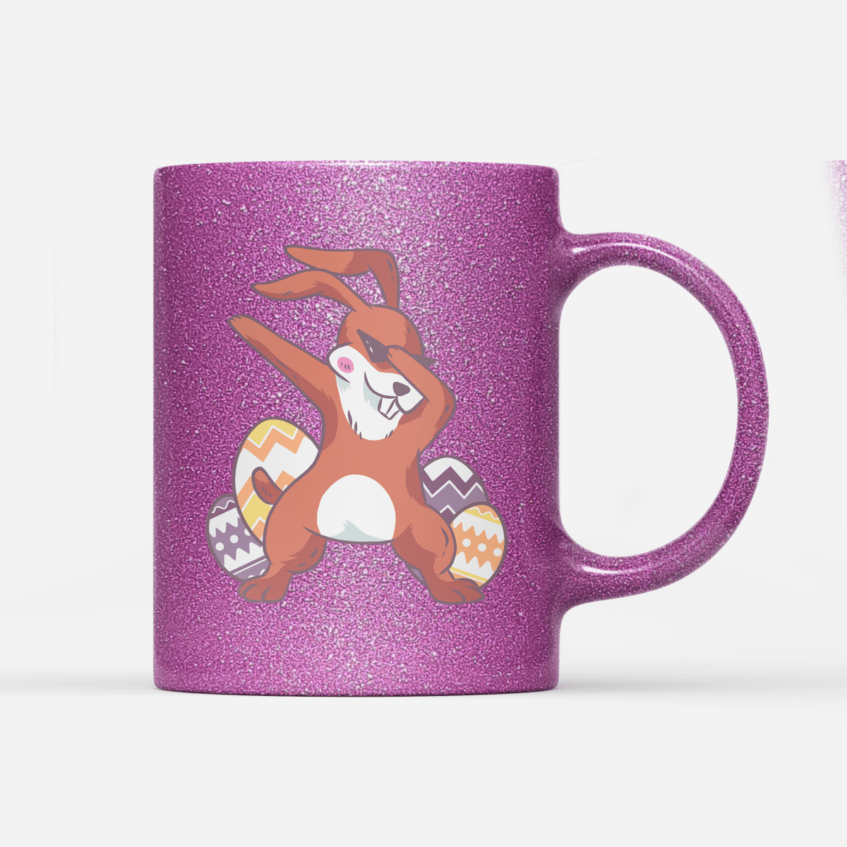 Tasse Glitzer Dabbing Bunny - Schwarzer - Kaffee