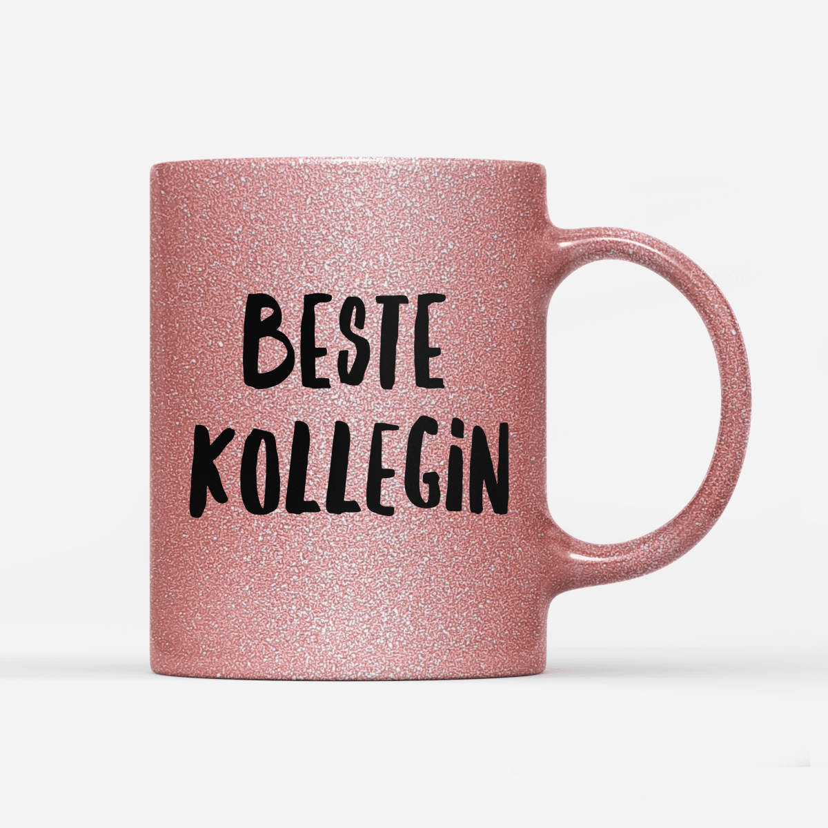 Tasse Glitzer Edition Beste Kollegin - Schwarzer - Kaffee