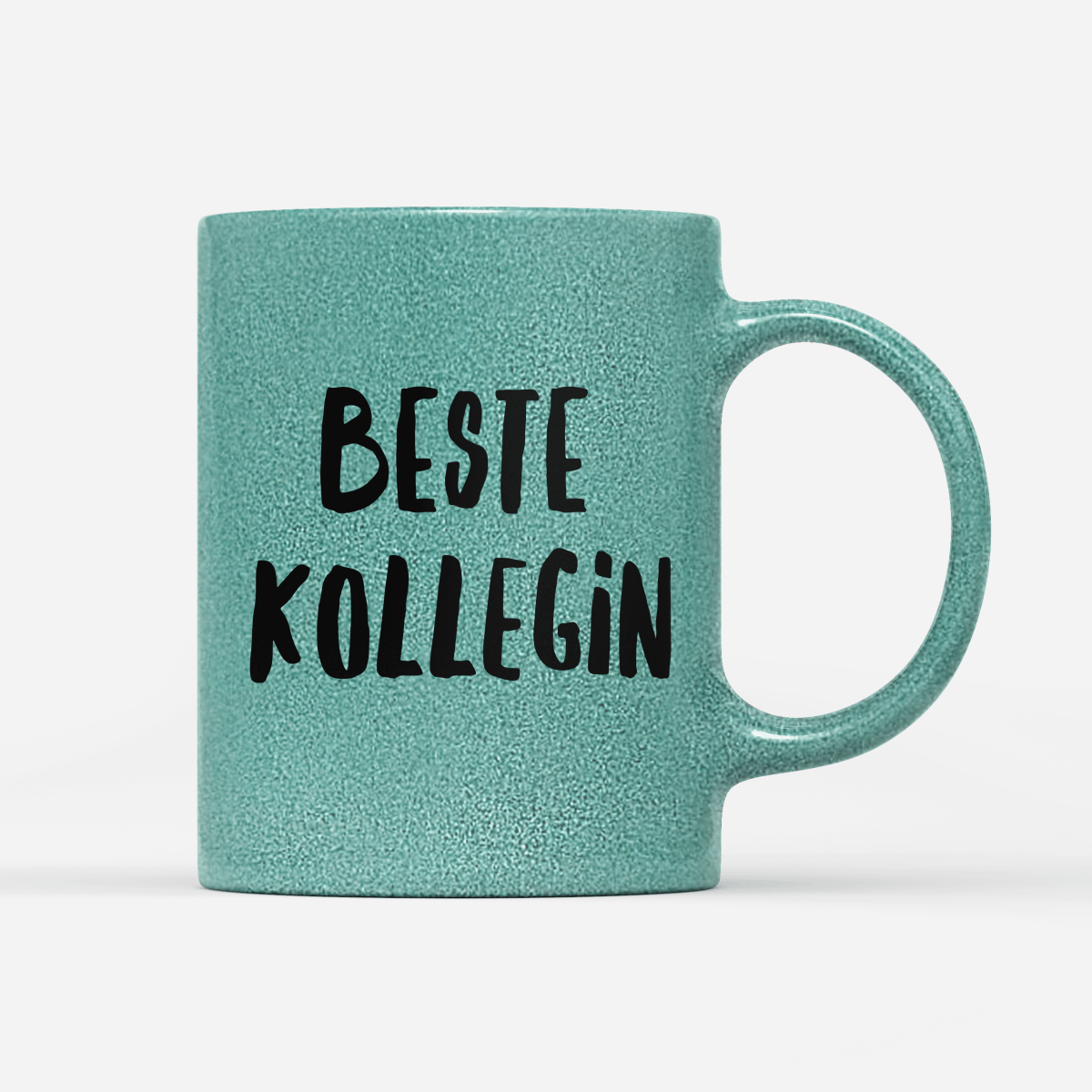 Tasse Glitzer Edition Beste Kollegin - Schwarzer - Kaffee