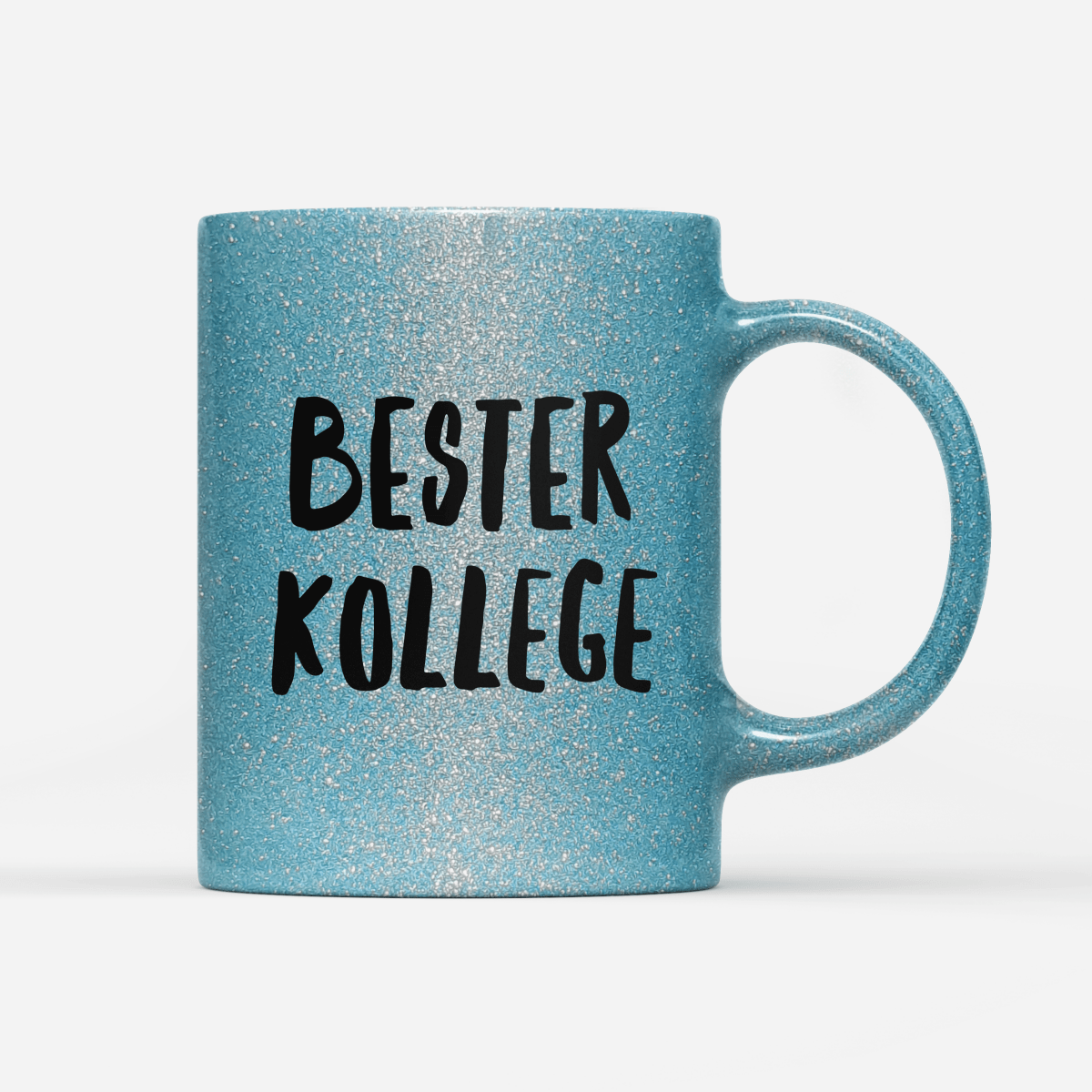 Tasse Glitzer Edition Bester Kollege - Schwarzer - Kaffee