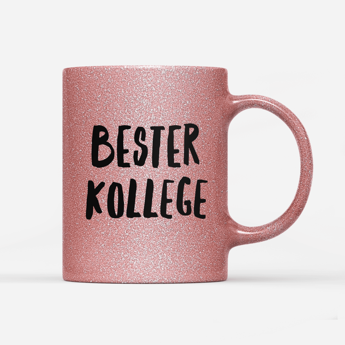 Tasse Glitzer Edition Bester Kollege - Schwarzer - Kaffee