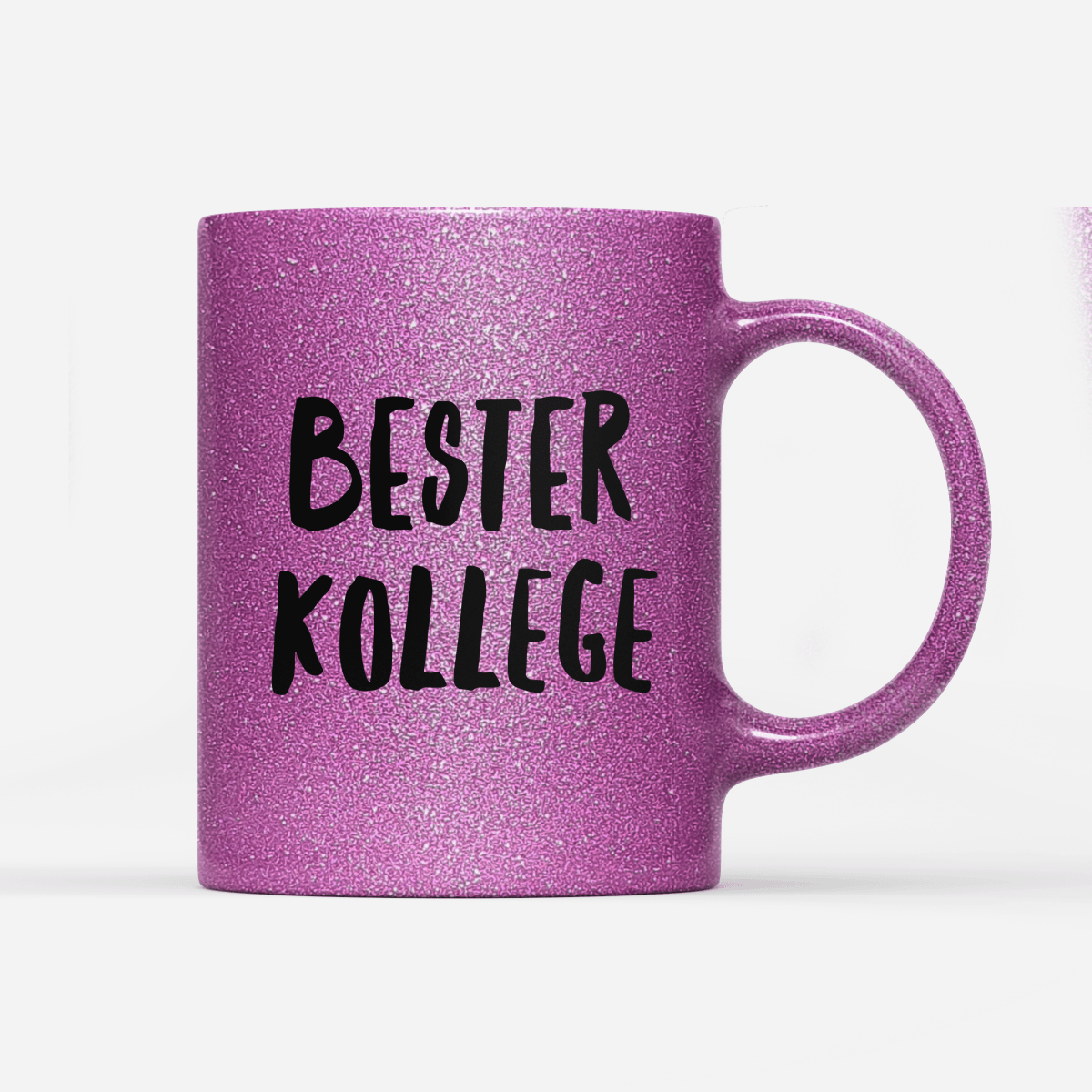 Tasse Glitzer Edition Bester Kollege - Schwarzer - Kaffee