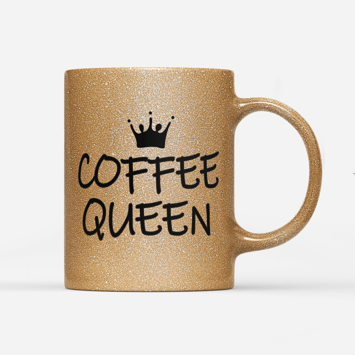 Tasse Glitzer Edition Coffee Queen - Schwarzer - Kaffee