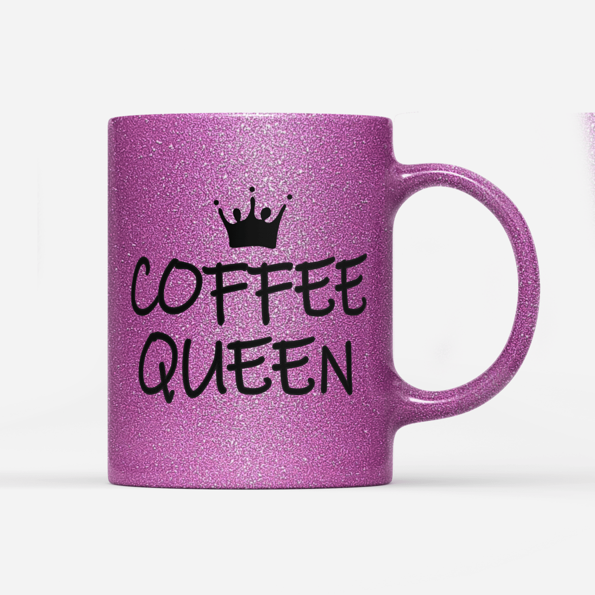 Tasse Glitzer Edition Coffee Queen - Schwarzer - Kaffee