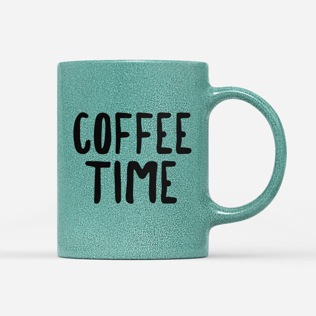Tasse Glitzer Edition Coffee time - Schwarzer - Kaffee