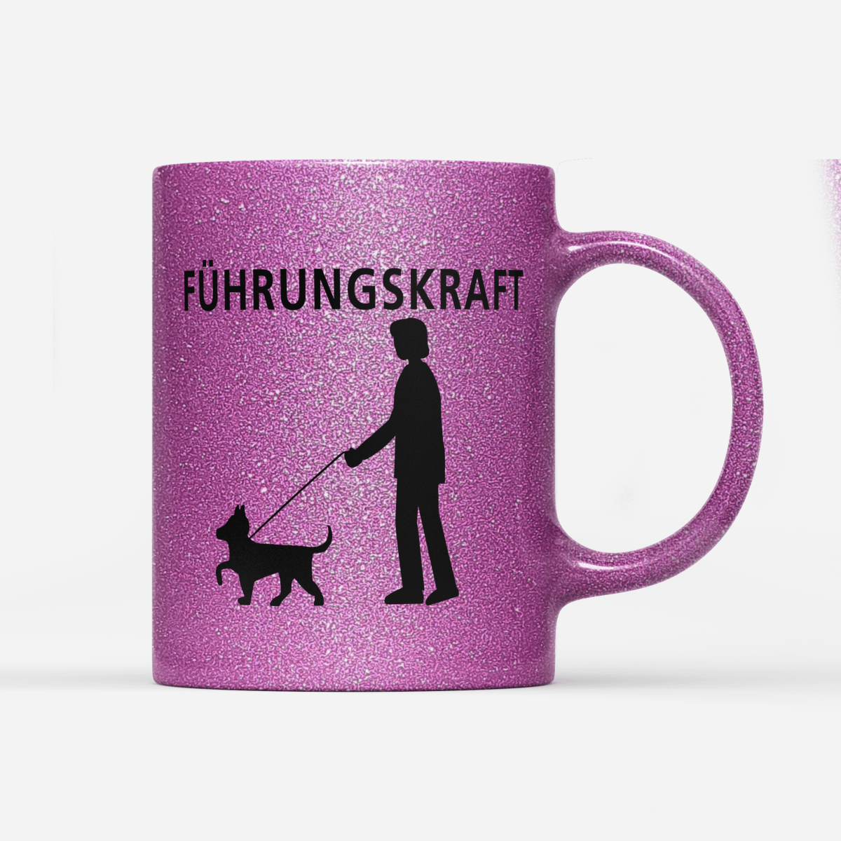 Tasse Glitzer Edition Führungskraft - Schwarzer - Kaffee