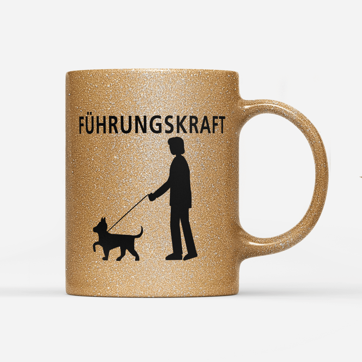 Tasse Glitzer Edition Führungskraft - Schwarzer - Kaffee