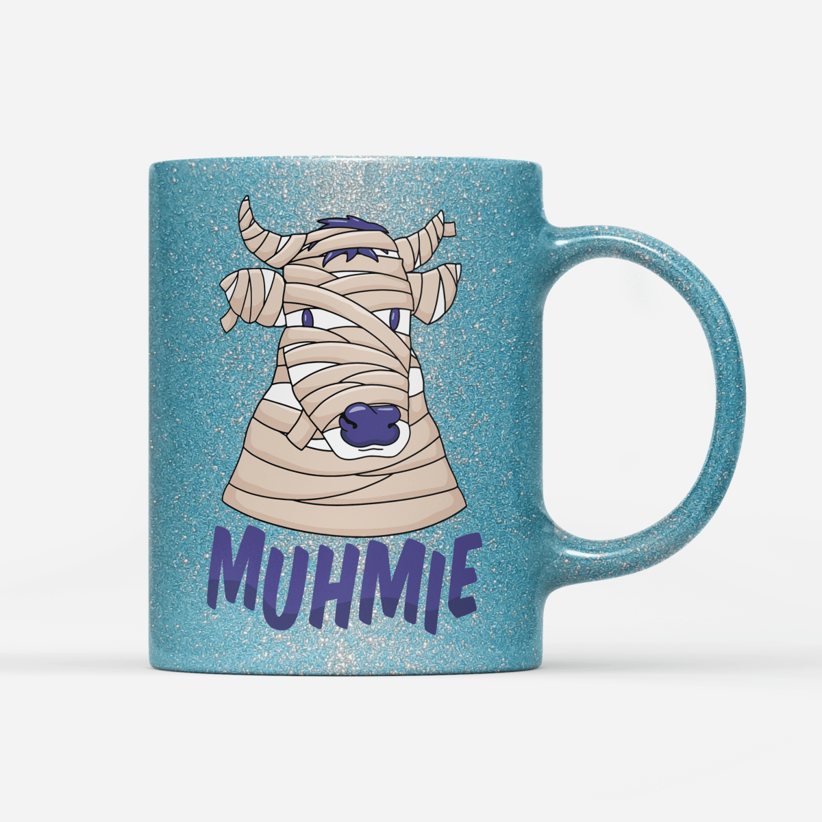 Tasse Glitzer Edition Muhmie - Schwarzer - Kaffee